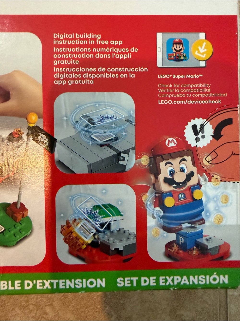LEGO Super Mario Whomp's Lava Trouble Expansion Set - Gray/Red/Green #71364 NIB - Picture 8 of 8